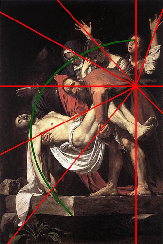 La Deposición de Cristo. Caravaggio
